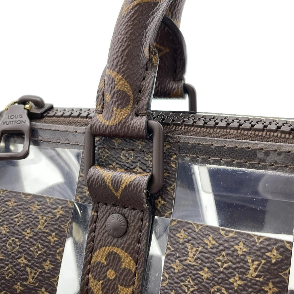 Louis Vuitton Monogram Chess Keepall Bandouliere Boston Bag — view 5