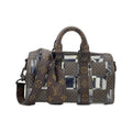 Louis Vuitton Monogram Chess Keepall Bandouliere Boston Bag