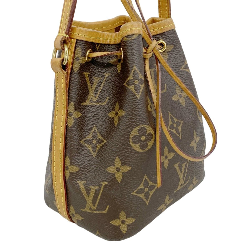 Louis Vuitton Shoulder Bag Monogram Nanonoe Brown — view 2