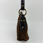 Fendi Shoulder Bag Brown Suede Vintage — view 4