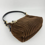 Fendi Shoulder Bag Brown Suede Vintage — view 7