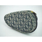 Dior Saddle Trotter Pouch Case Canvas Navy — view 2