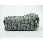 Dior Saddle Trotter Pouch Case Canvas Navy — view 5