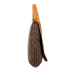Louis Vuitton Musette Salsa Long Strap Brown Monogram Canvas Shoulder Bag — view 4