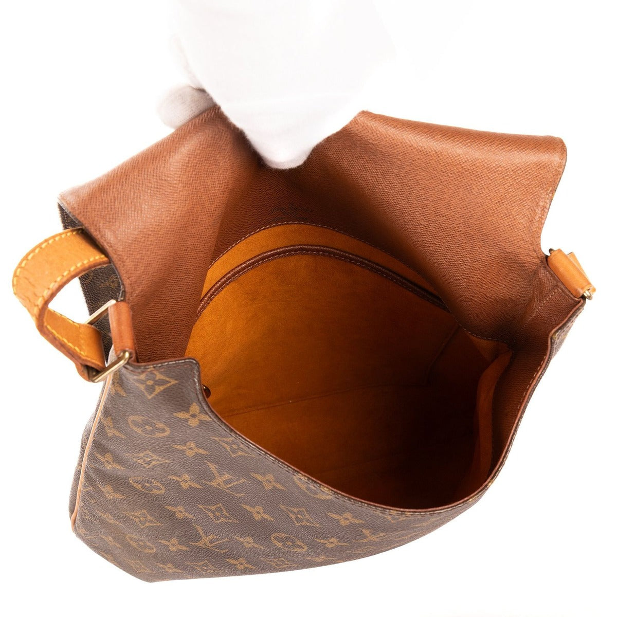 Louis Vuitton Musette Salsa Long Strap Brown Monogram Canvas Shoulder Bag — view 9
