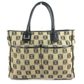 Loewe Business Bag Anagram Logo Leather Canvas Black