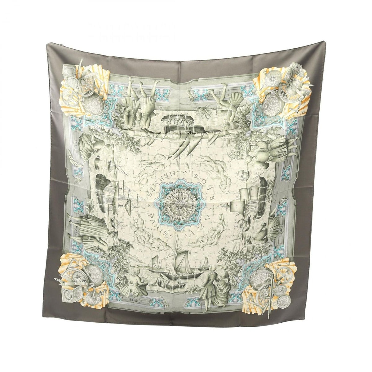 Hermes Scarf Carre 90 Azvlejos Silk B