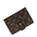 Louis Vuitton Bifold Wallet Porte Papier Zip Brown Monogram Canvas