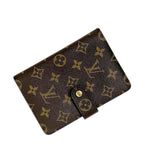 Louis Vuitton Bifold Wallet Porte Papier Zip Brown Monogram Canvas