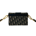 Christian Dior Trotter 30 Montaigne Oblique Leather Canvas Mini Shoulder Bag — view 4