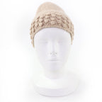 Chanel Cashmere CC Logo Knit Cap Beige 2 — view 2