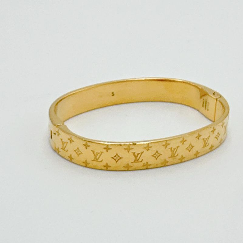 Louis Vuitton Monogram Cuff Nanogram S Size Bracelet — view 5