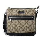 Gucci Shoulder Bag GG Supreme Beige Black