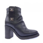 Chanel Turnlock Boots Black