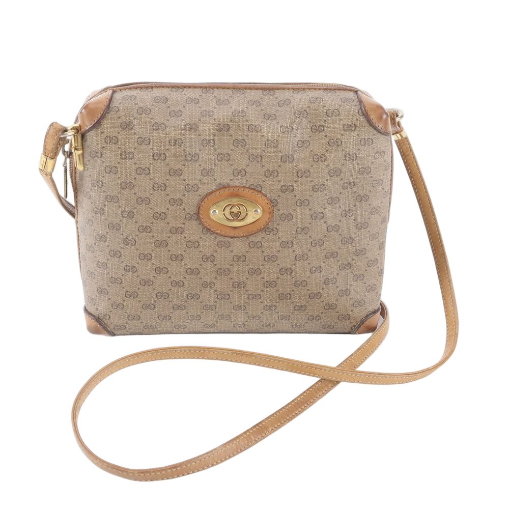 Gucci Micro GG Leather Shoulder Bag Crossbody