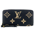 Louis Vuitton Zippy Wallet Leather Black