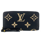 Louis Vuitton Zippy Wallet Leather Black