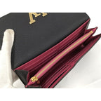 Louis Vuitton Portefeuille Capucines Long Fold Wallet Taurillon Leather Noir — view 7