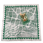 Hermes Carre 90 de Passage A Paris Silk Scarf Green — view 2