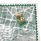 Hermes Carre 90 de Passage A Paris Silk Scarf Green — view 3
