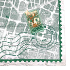 Hermes Carre 90 de Passage A Paris Silk Scarf Green — view 4