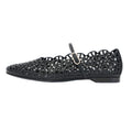 Hermes Ballet Shoes Meri Chaine D'ancre Black Calf 38.5