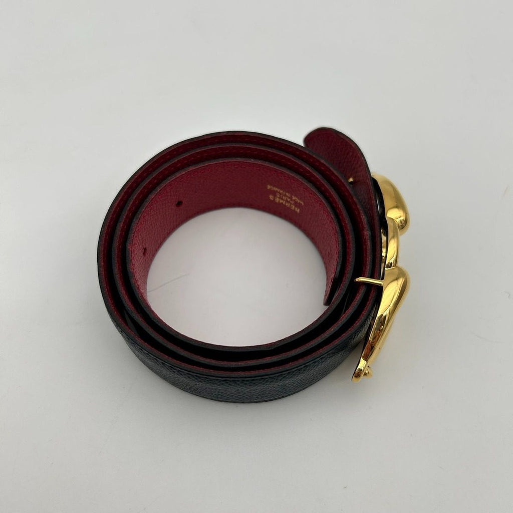 Hermes Vintage Chaine D'ancre Buckle Reversible Belt — view 3
