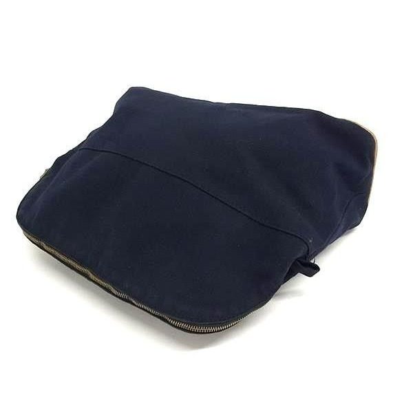 Hermes Pouch Bolide GM Navy Cotton Gold — view 2