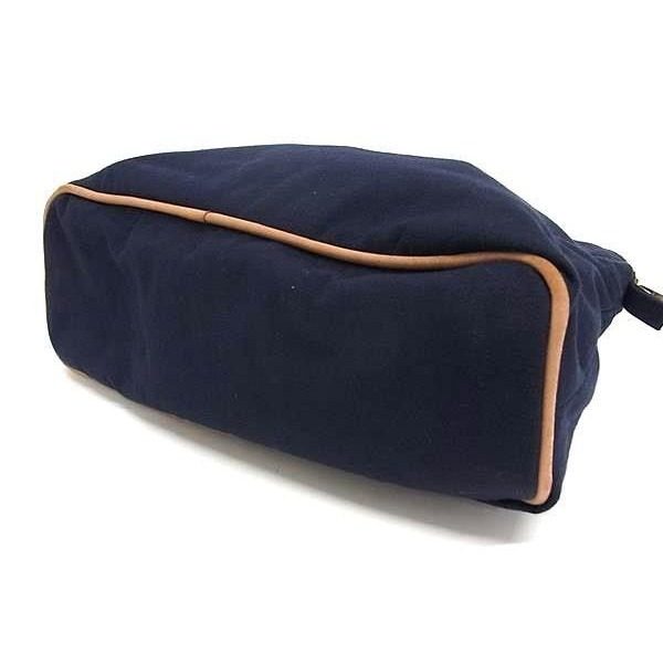 Hermes Pouch Bolide GM Navy Cotton Gold — view 3