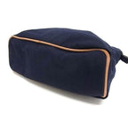 Hermes Pouch Bolide GM Navy Cotton Gold — view 3