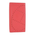 Hermes Long Wallet Chvre Rouge Cazac Pink Evelyne Bifold Engraved