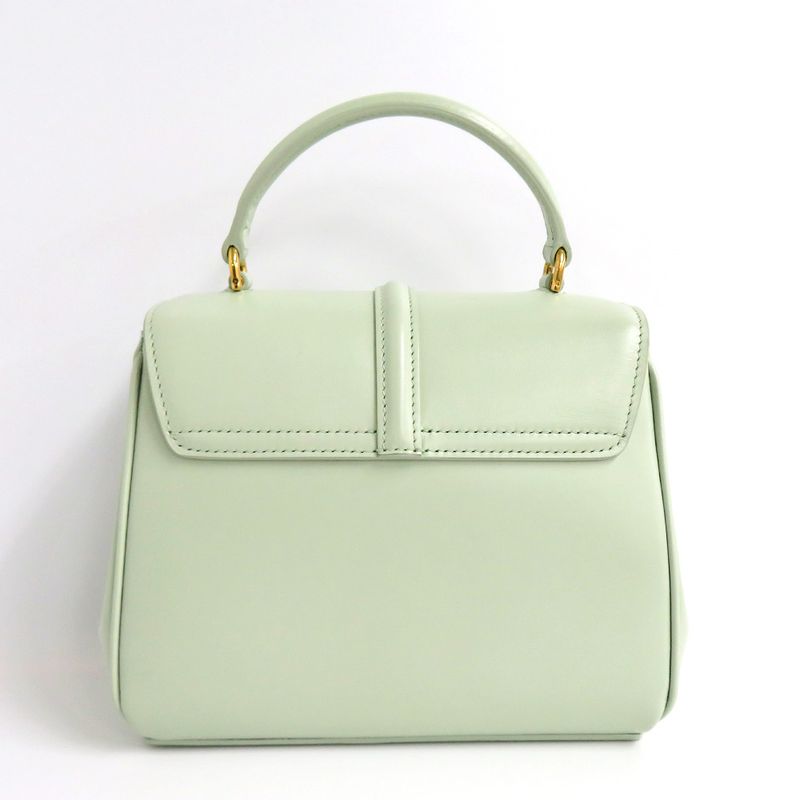 Celine Mini 16 Seise bey.29 ja Jade Calfskin 2-Way Handbag — view 3