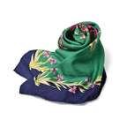 Hermes Scarf Carre 90 Silk Twill Flower Blooming Horse Hd'origny Henri — view 2