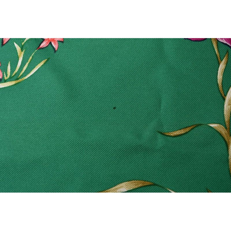 Hermes Scarf Carre 90 Silk Twill Flower Blooming Horse Hd'origny Henri — view 6