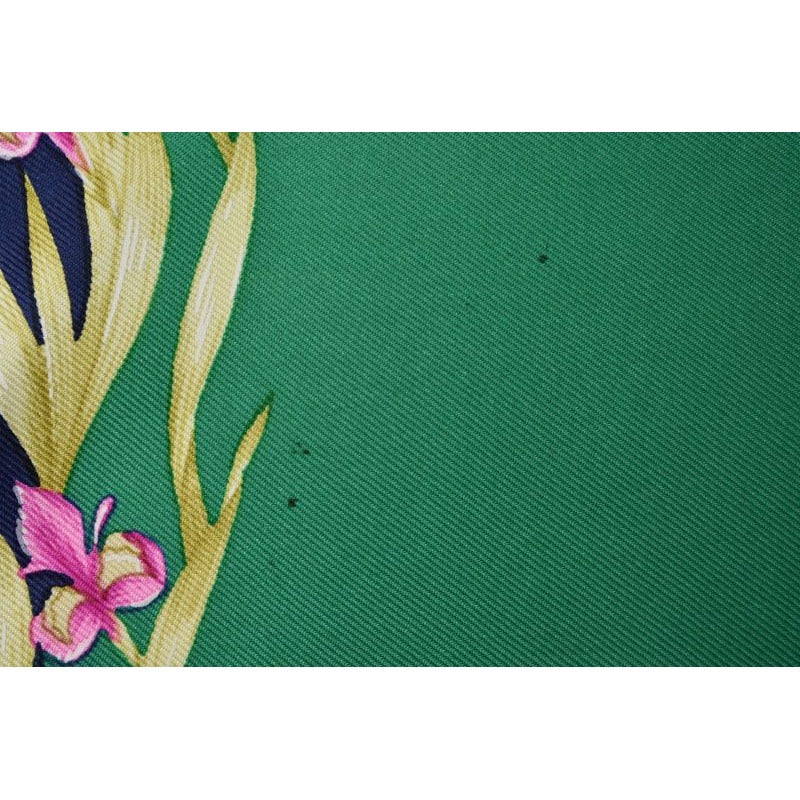 Hermes Scarf Carre 90 Silk Twill Flower Blooming Horse Hd'origny Henri — view 8