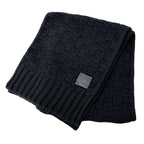 Louis Vuitton Muffler Shawl Echarpe Helsinki Cashmere Black Scarf