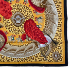 Hermes Scarf Silk Carre 90 Casques Et Plumets Faceless Helmet Yellow — view 5