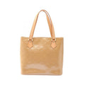 Louis Vuitton Handbag Houston Monogram Vernis Noisette Leather