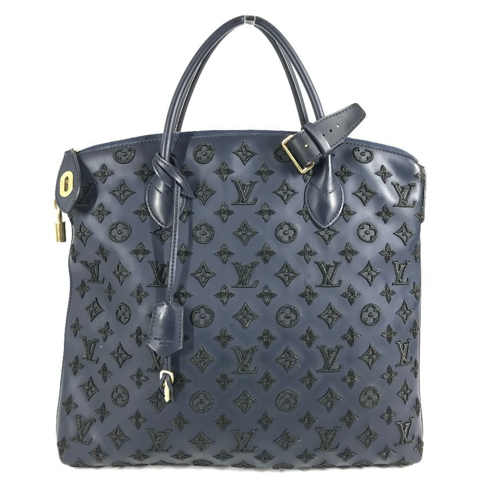 Louis Vuitton Handbag Lock It Vertical Blue Black