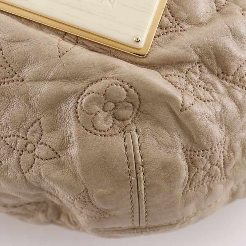 Louis Vuitton Nimbus GM Monogram-olympe Lambskin Beige Rc0037 — view 5