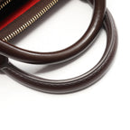 Louis Vuitton Handbag Speedy 30 Canvas Leather Ebene Brown — view 8