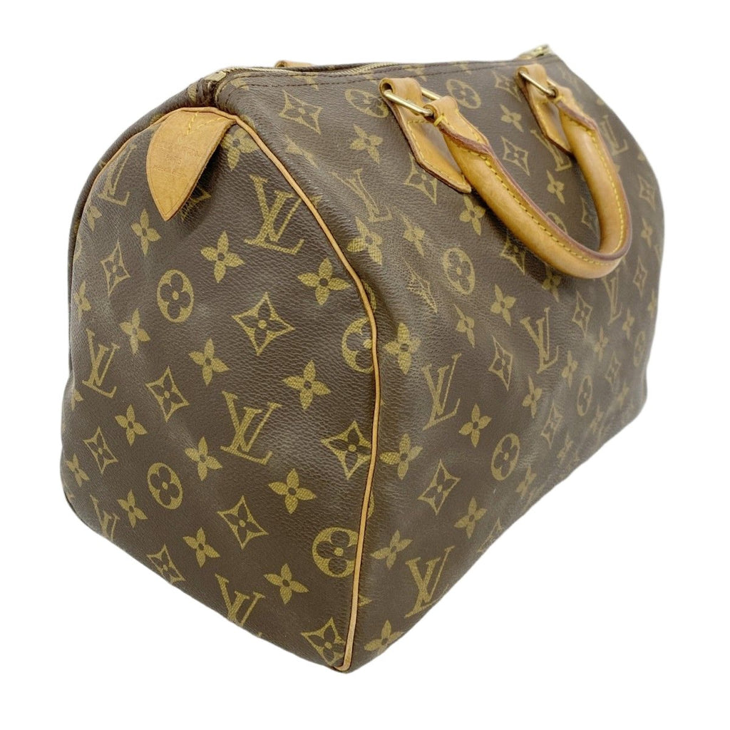 Louis Vuitton Handbag Monogram Speedy 30 Brown — view 2