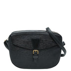 Louis Vuitton Epi Jeune Fille Crossbody Shoulder Bag Noir Black Leather