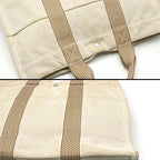 Hermes New Fourre Tout MM Canvas Tote Beige A4 Size — view 4