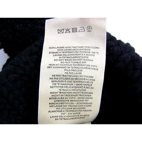 Gucci Wool Beanie Knit Hat S Black — view 5