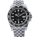 Rolex Gmt Master 2 Roulette Watch Black Dial