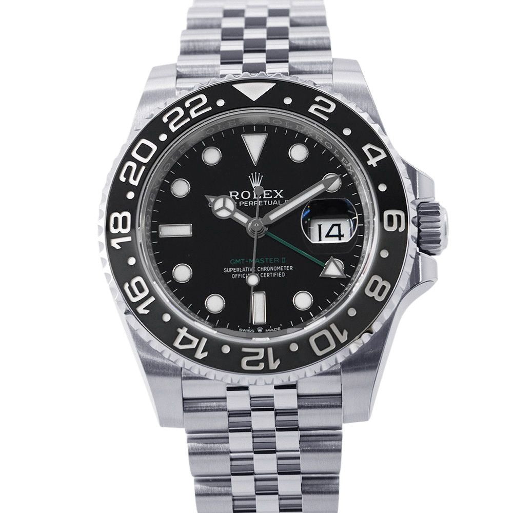 Rolex Gmt Master 2 Roulette Watch Black Dial