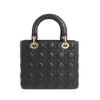 Christian Dior Lady Medium Canaage 2WAY Hand — view 5