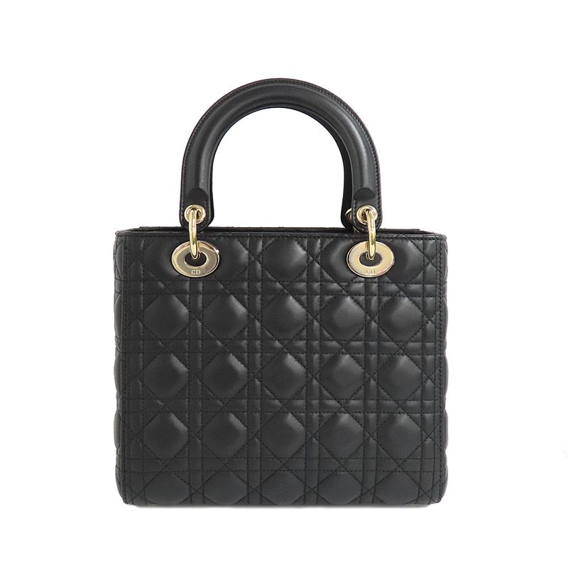 Christian Dior Lady Medium Canaage 2WAY Hand — view 5