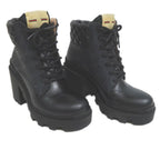 Gucci Ankle Boots Size 35 1 2 GG Pattern Black Shoes — view 2